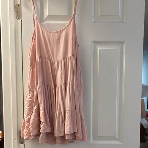 Altar'd State Pink Backless Dress
